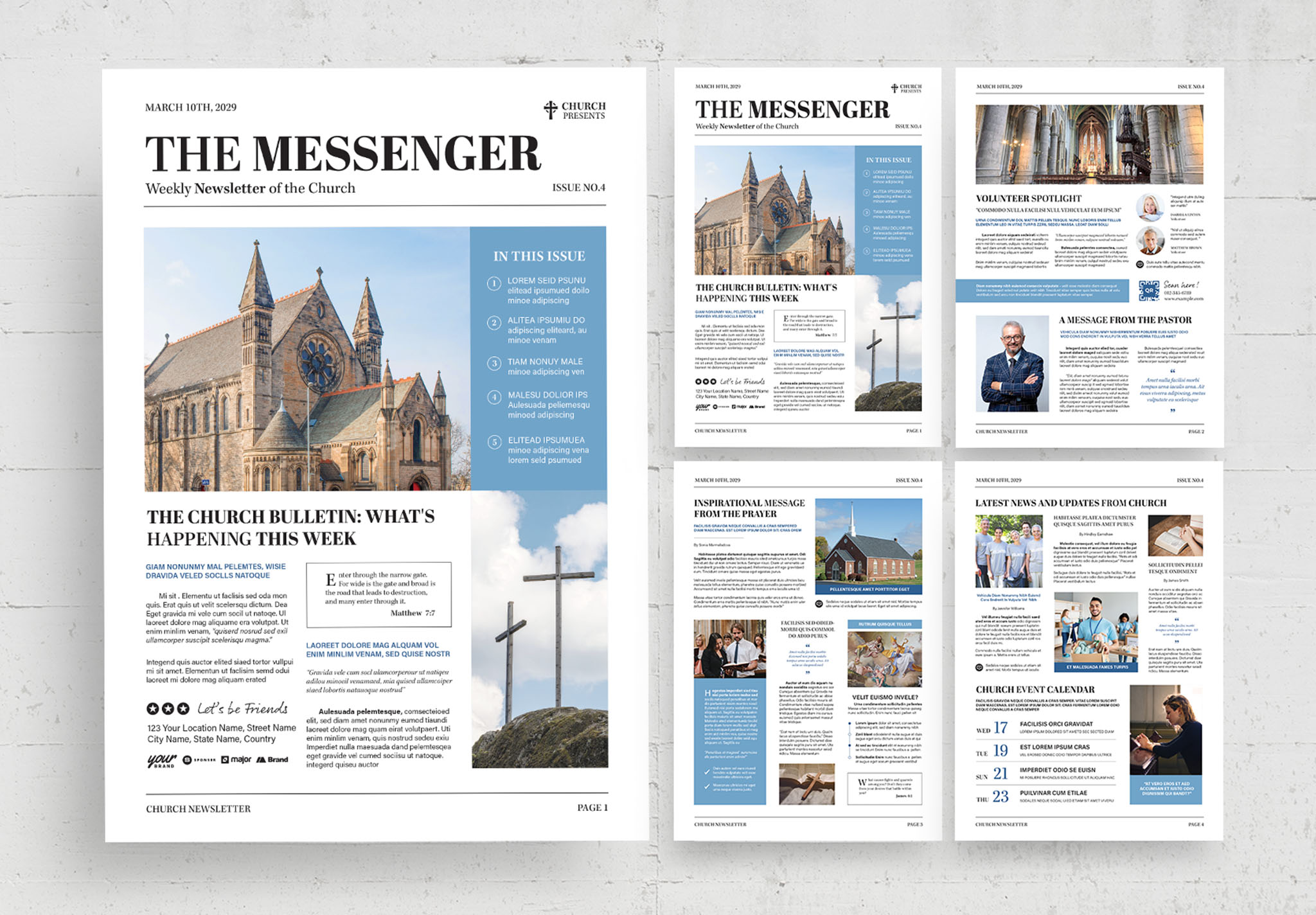 Church Newsletter Template
