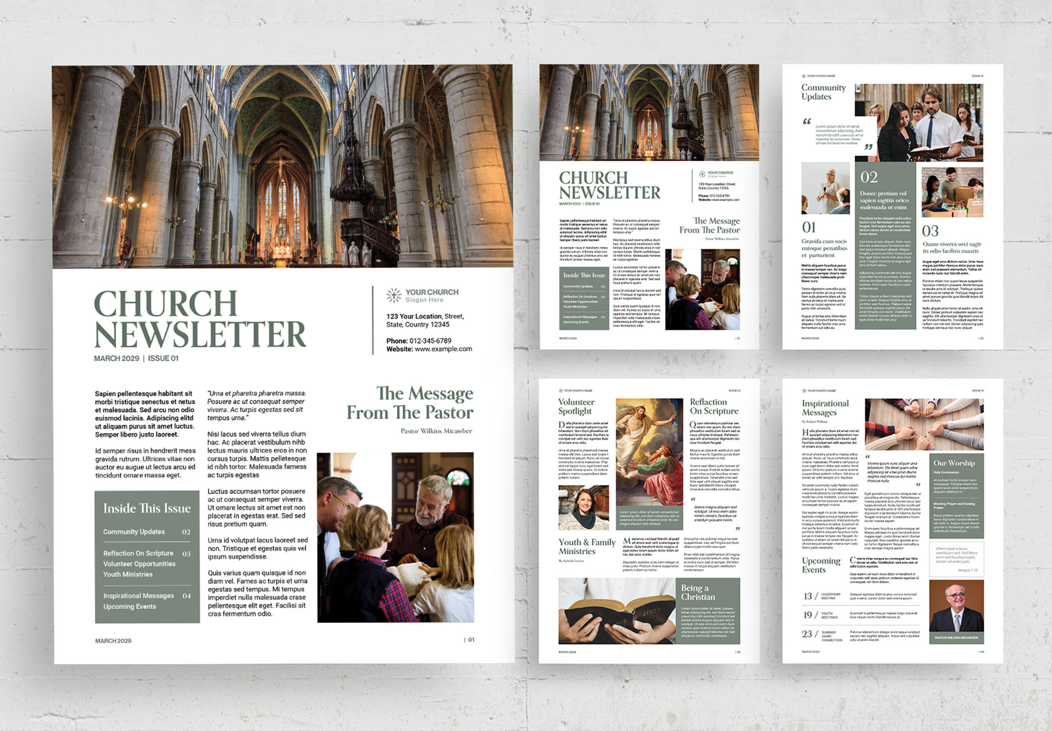 Church Newsletter Template