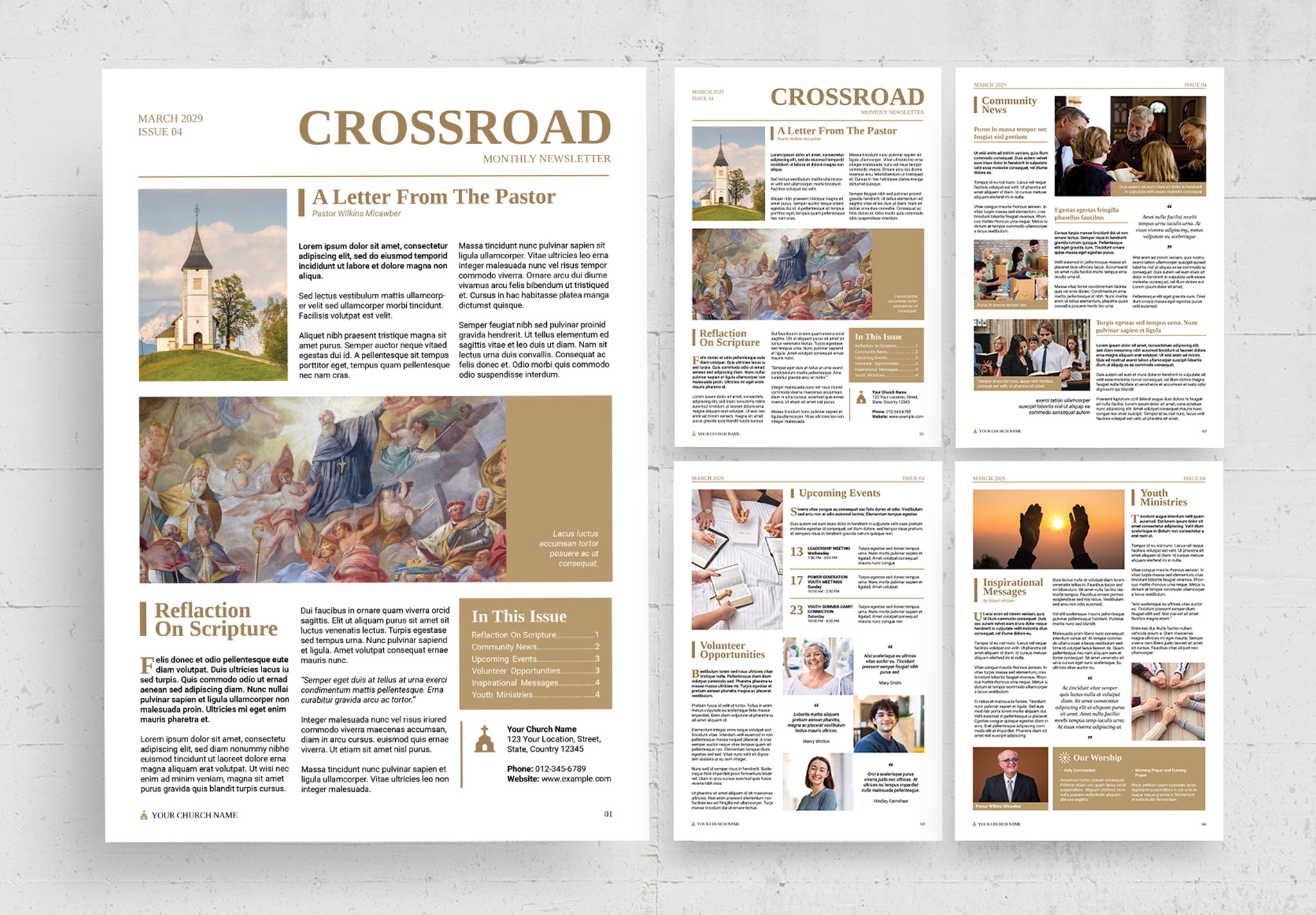 Church Newsletter Template