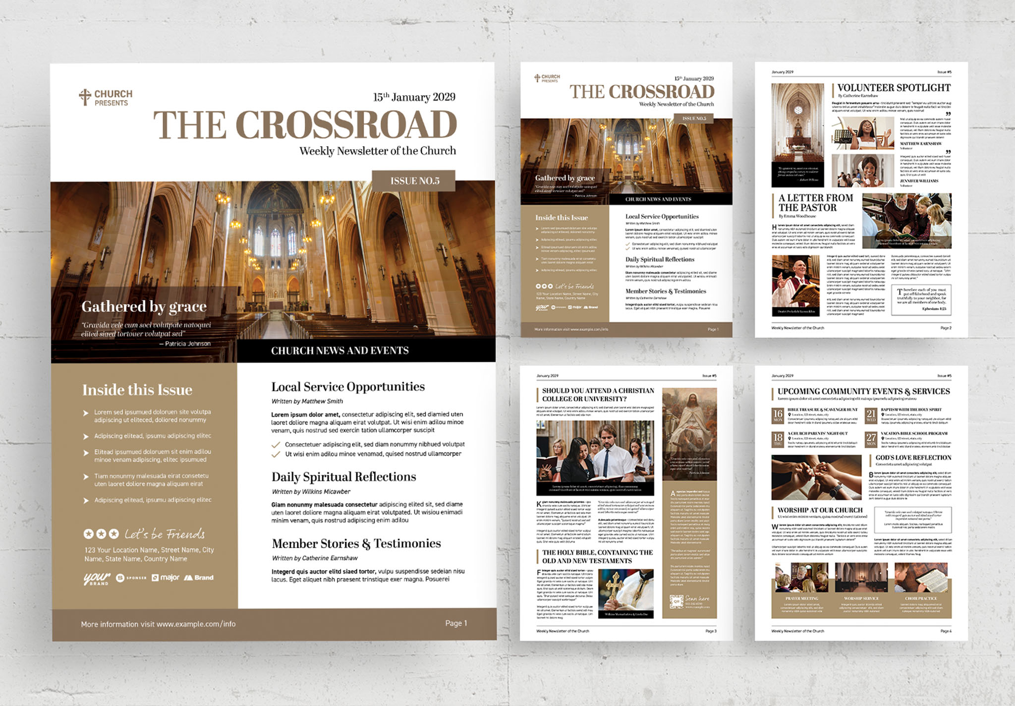 Church Newsletter Template