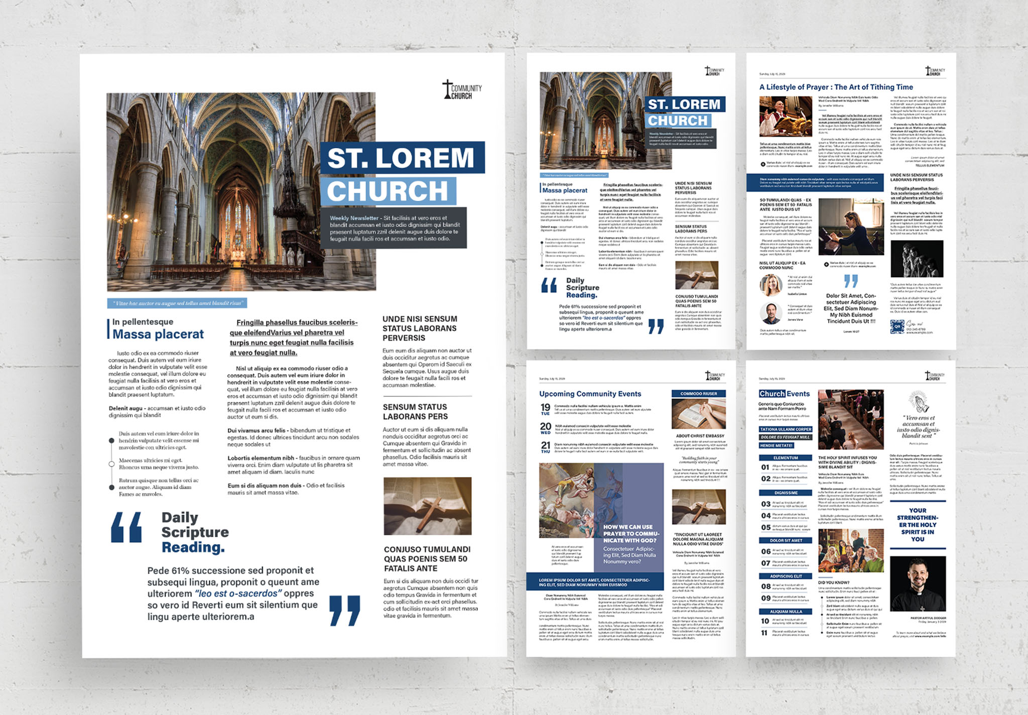Church Newsletter Template