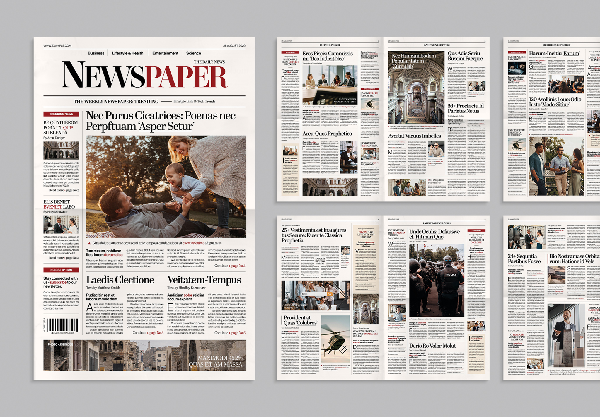 Classic Newspaper Template