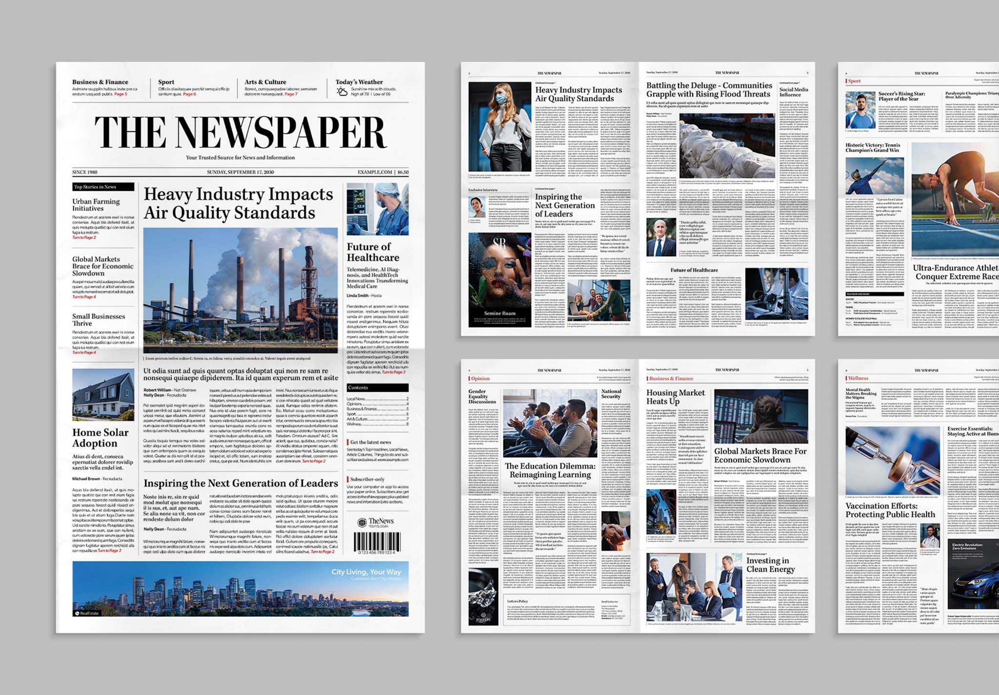 Classic Newspaper Template