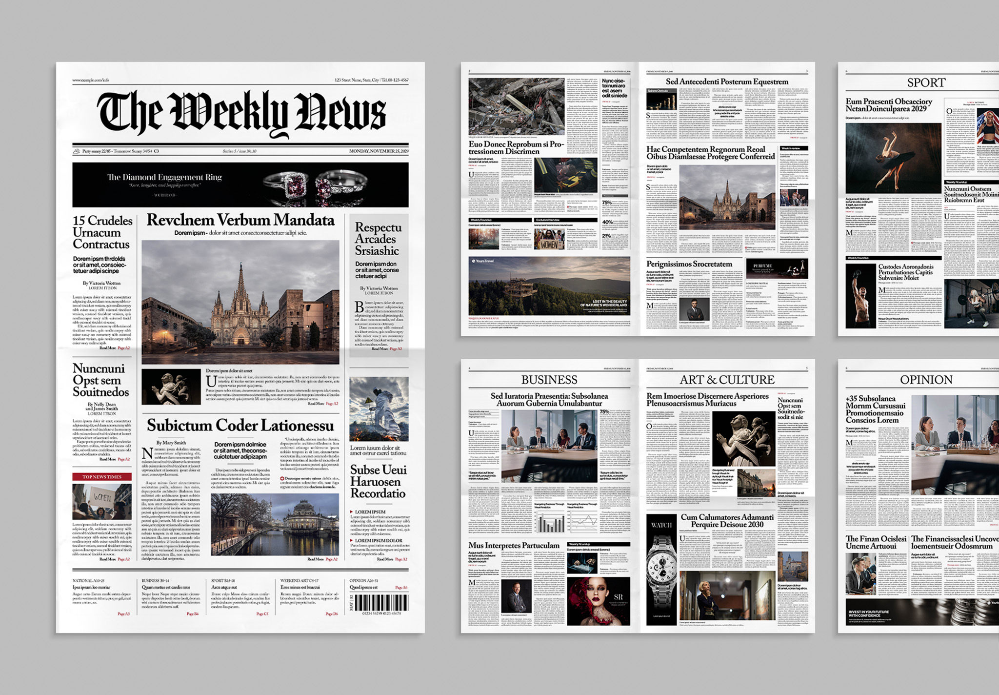 Classic Newspaper Template