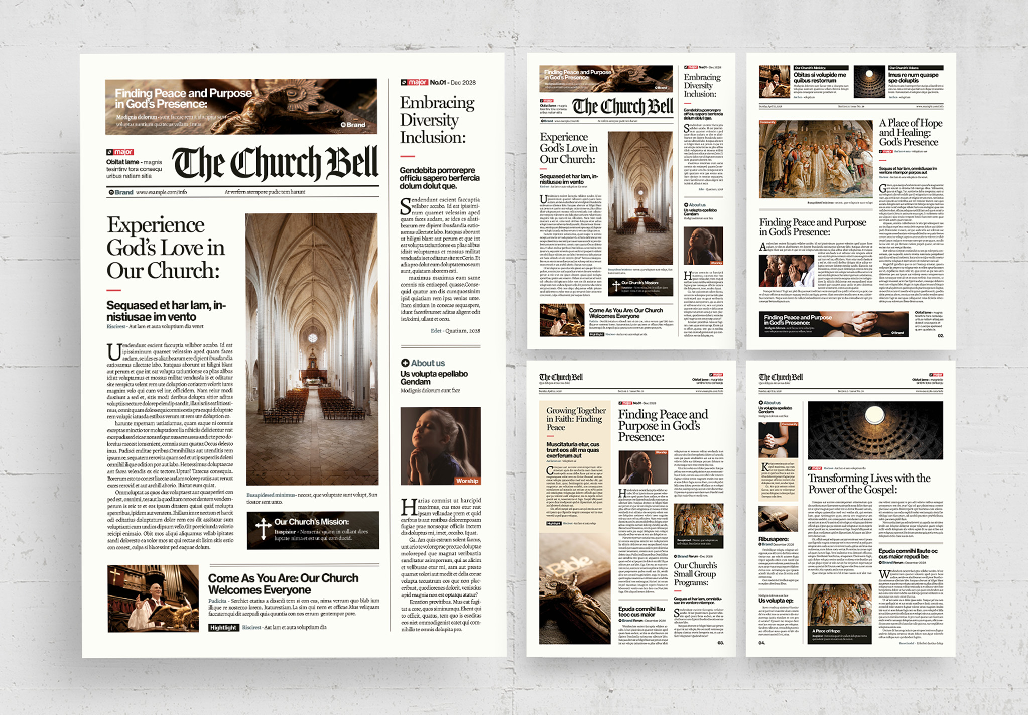 Newspaper Newsletter Layout