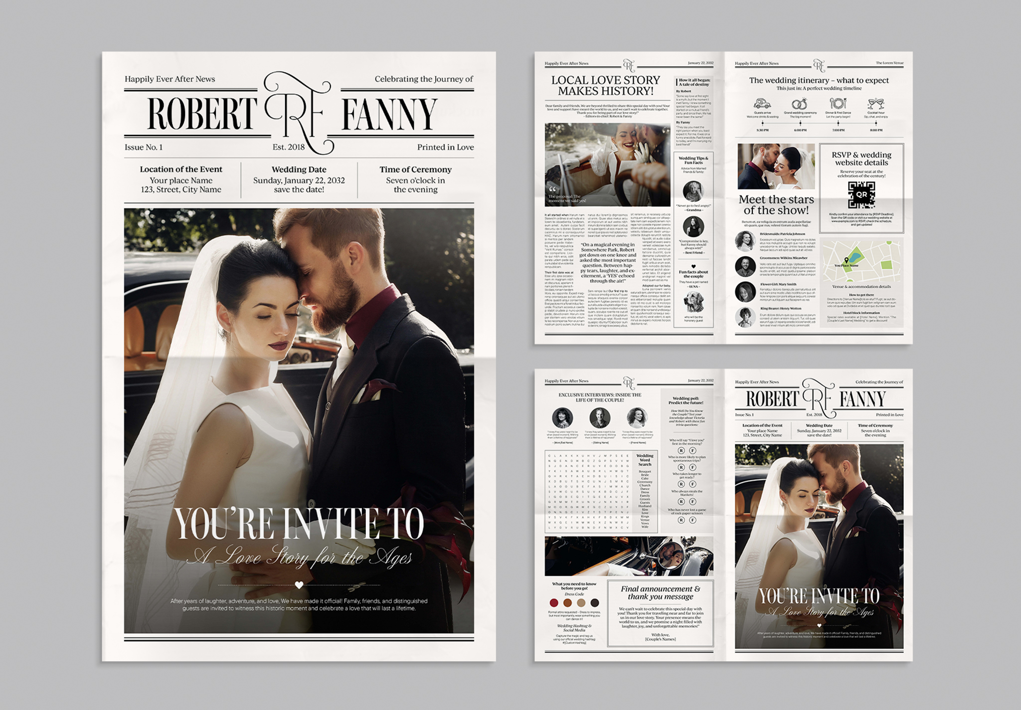 Wedding Newspaper